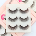 New waterproof mink false eyelashes Thick eyelashes high quality 3d mink false eyelashes 3 pairs wholesale